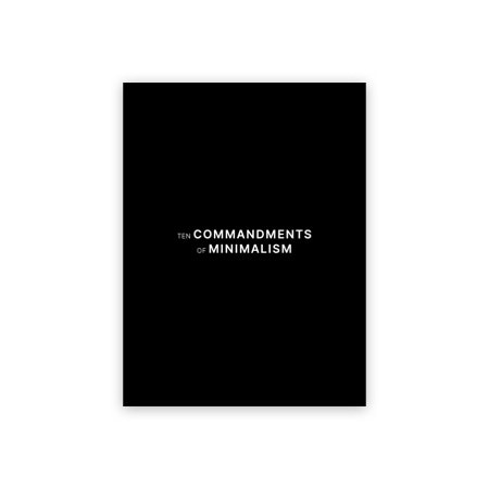 Picture of the product TEN COMMANDMENTS OF MINIMALISM